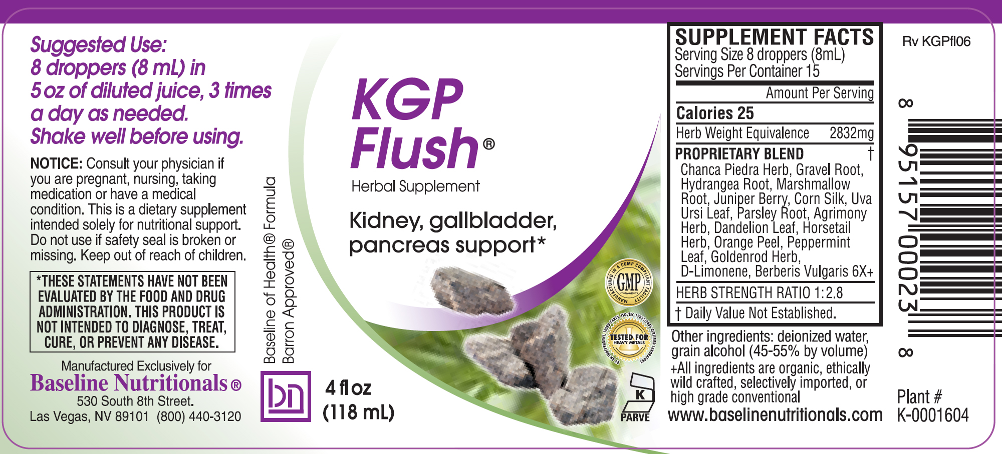KGP-Flush label